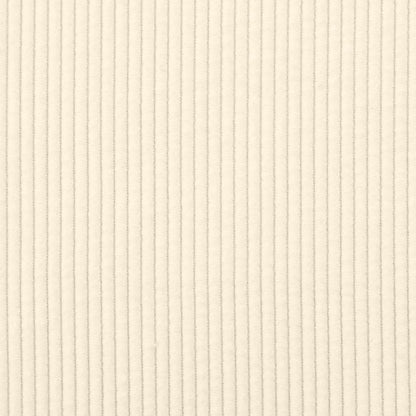 Modulares Sofa mit Fußhocker und Kissen Cream