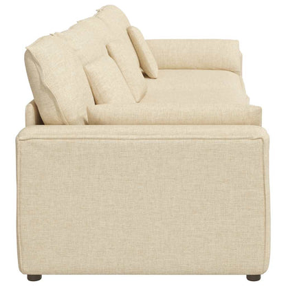 Modulares Sofa mit Kissen Cream