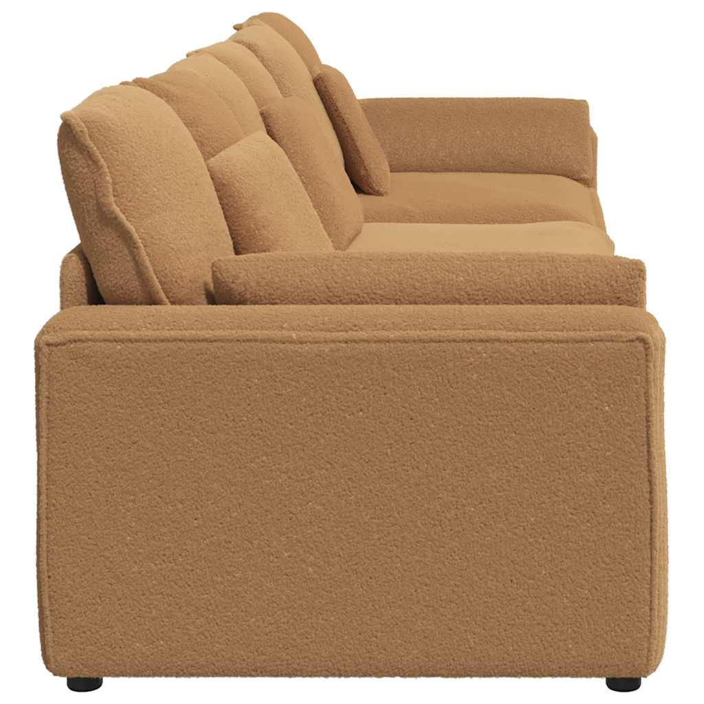 Modulares Sofa mit Kissen Beige