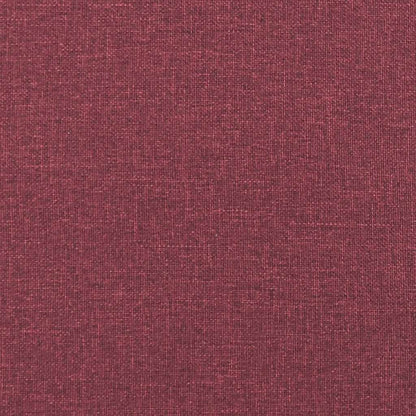 Modulares Sofa mit Kissen Weinrot