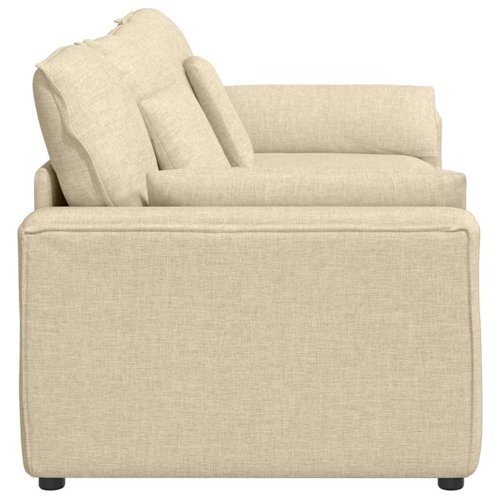 Modulares Sofa mit Kissen Cream