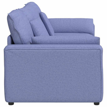 Modulares Sofa mit Kissen Jeansblau