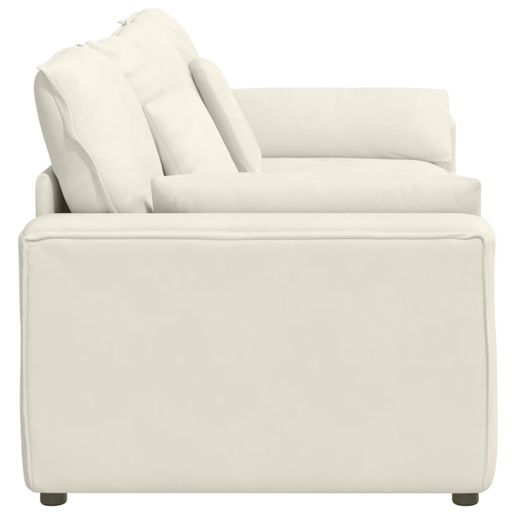 Modulares Sofa mit Kissen Cream