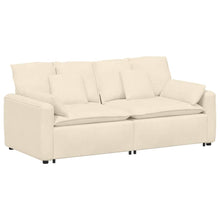 Modulares Sofa mit Kissen Cream