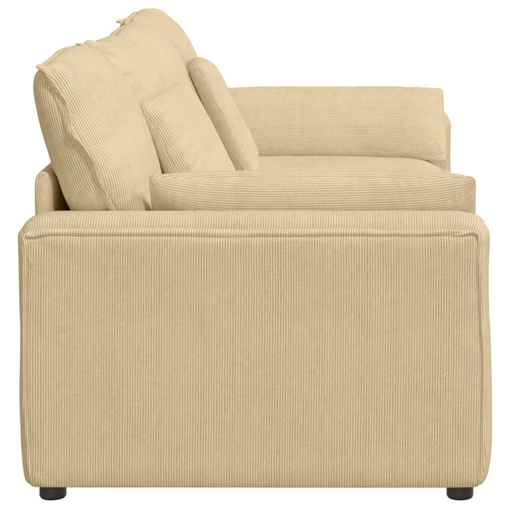 Modulares Sofa mit Kissen Graugrün