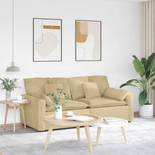 Modulares Sofa mit Kissen Graugrün
