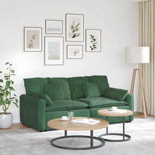Modulares Sofa mit Kissen Dunkelgrün