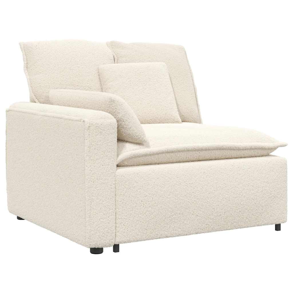 Modulares Sofa mit Kissen Cream