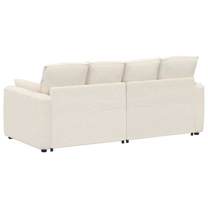 Modulares Sofa mit Kissen Cream