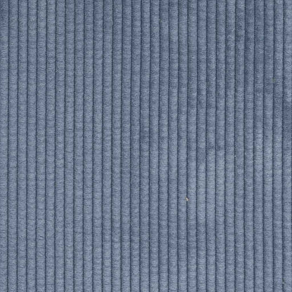 Modulares Sofa mit Kissen Cordstoff Blau