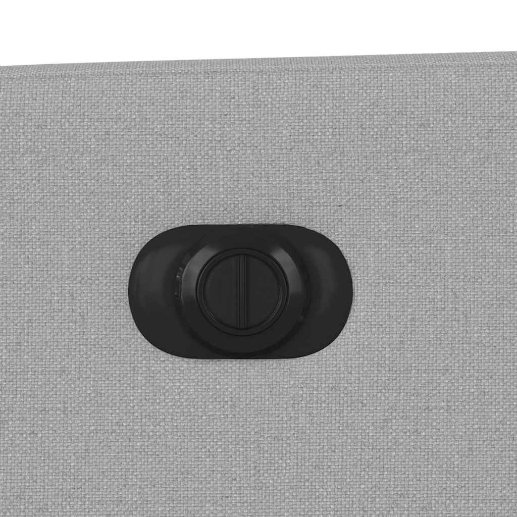 Massagesessel Elektrisch Wolkengrau Stoff