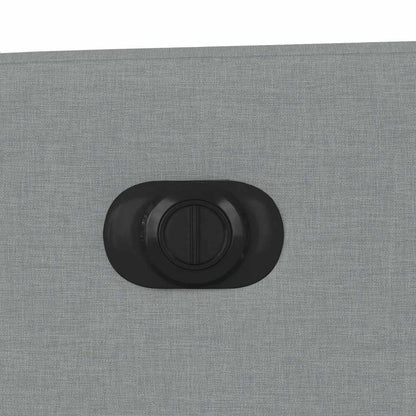 Massagesessel Elektrisch Hellgrau Stoff