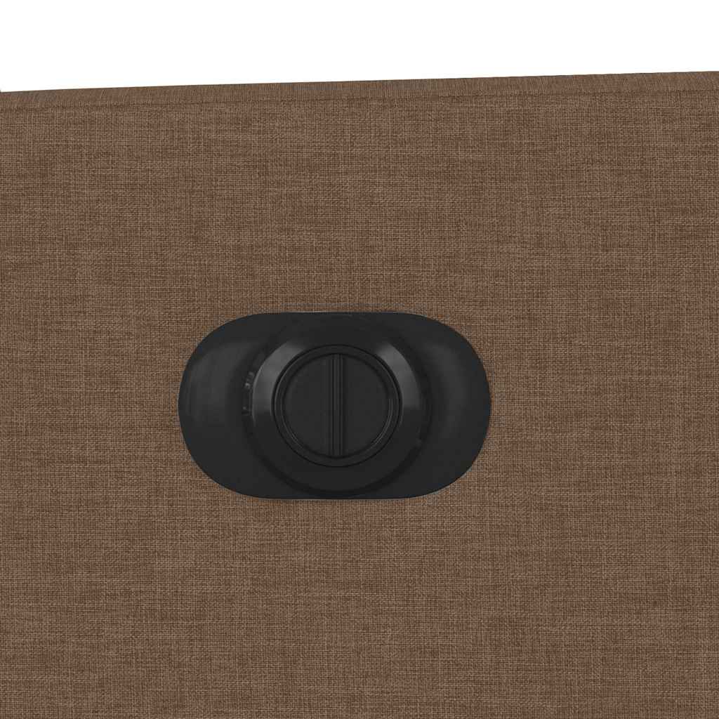 Massagesessel Elektrisch Braun Stoff