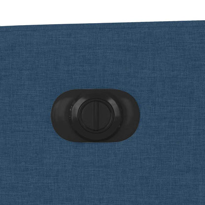 Massagesessel Elektrisch Blau Stoff