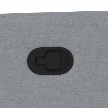 Massagesessel mit Aufstehhilfe Hellgrau Stoff