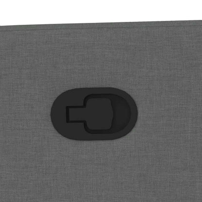 Massagesessel mit Aufstehhilfe Dunkelgrau Stoff