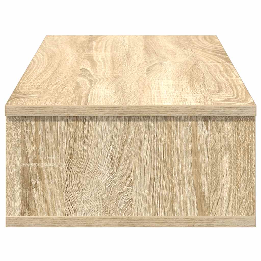 Wandregal mit Schubladen Sonoma-Eiche 80x34x17 cm Holzwerkstoff