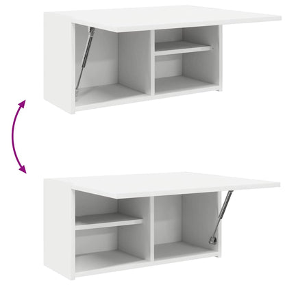 Bad-Wandschrank Weiß 60x25x30 cm Holzwerkstoff