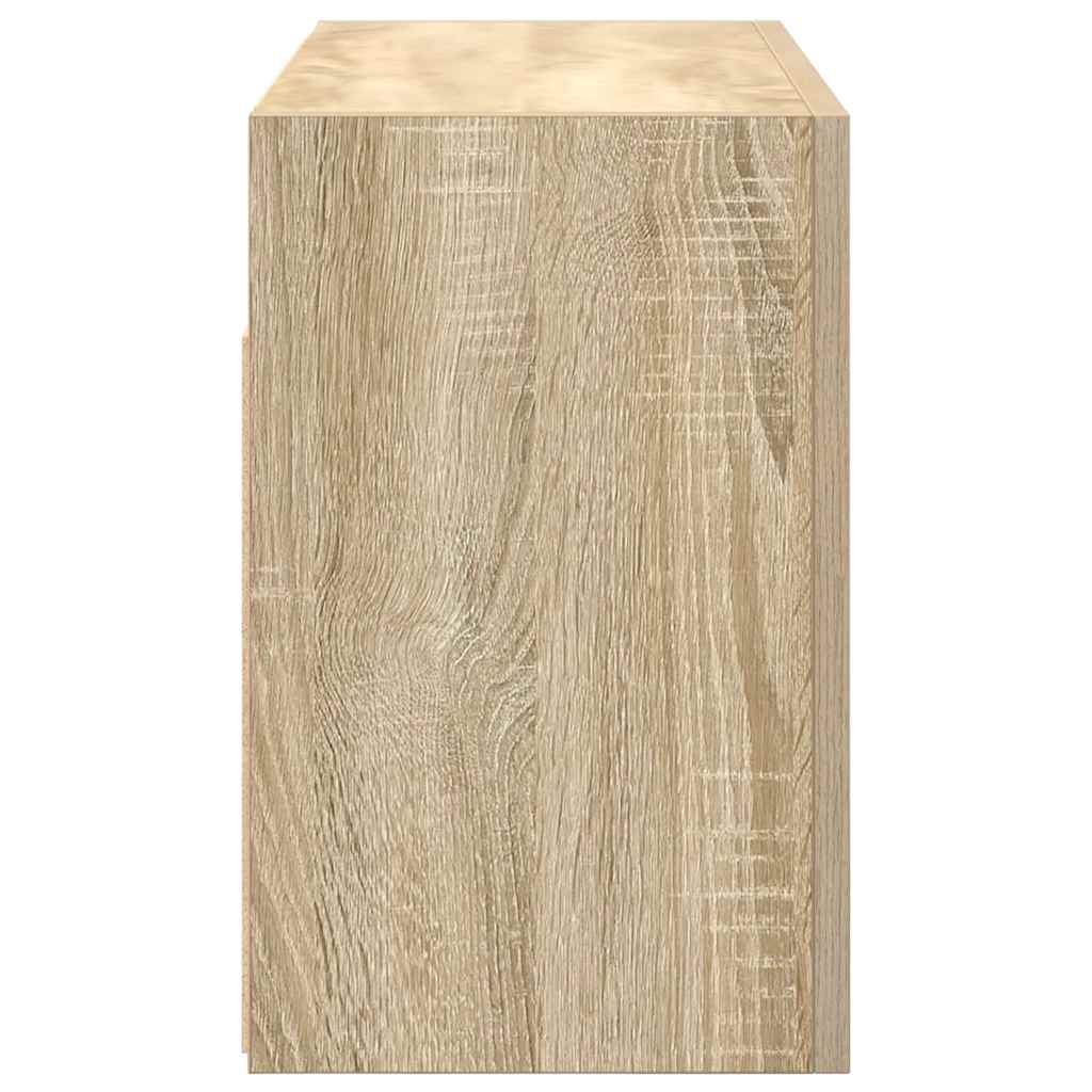 Bad-Wandschrank Sonoma-Eiche 60x25x40 cm Holzwerkstoff