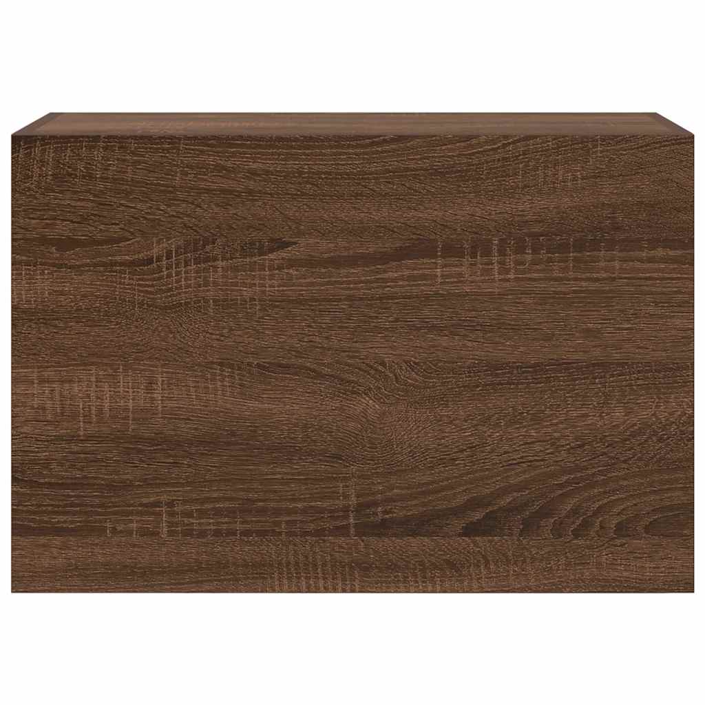 Bad-Wandschrank Braun Eichen-Optik 60x25x40 cm Holzwerkstoff