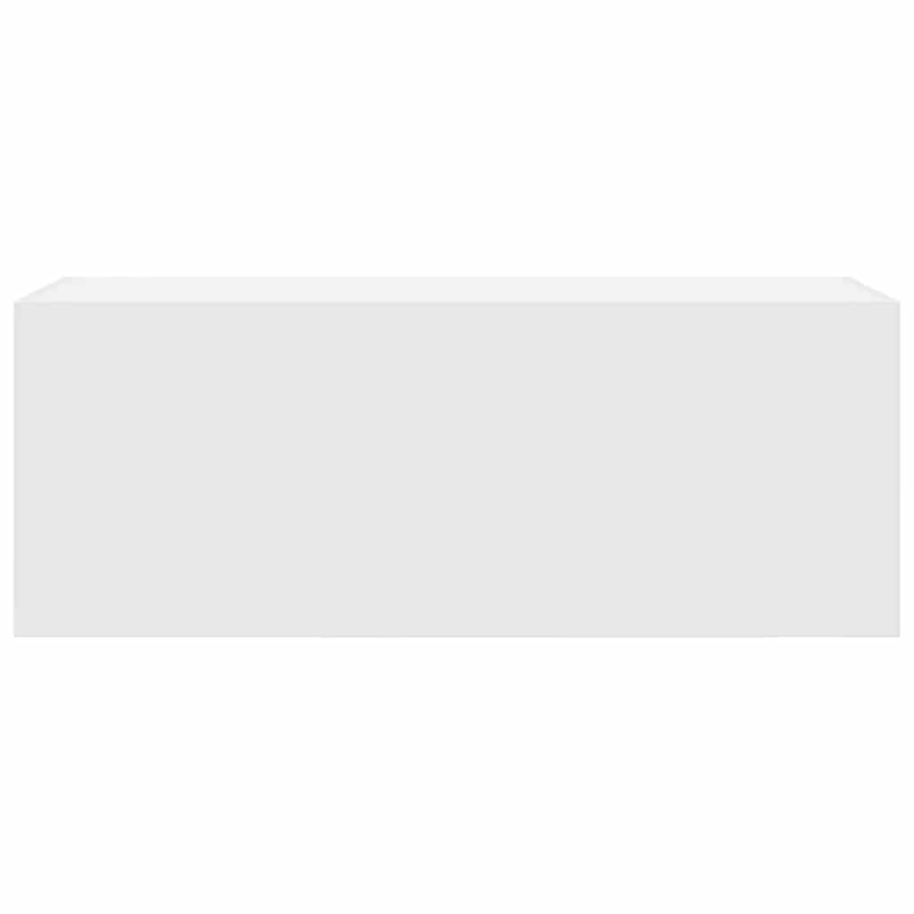 Bad-Wandschrank Weiß 80x25x30 cm Holzwerkstoff