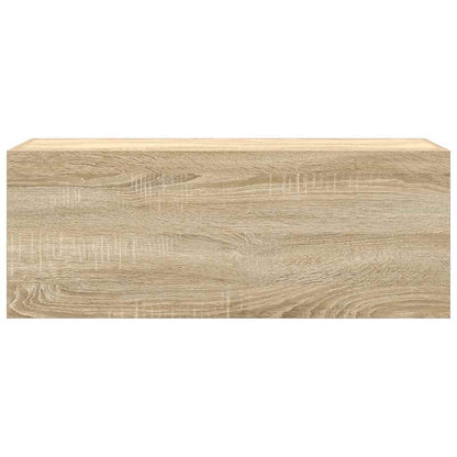 Bad-Wandschrank Sonoma-Eiche 80x25x30 cm Holzwerkstoff