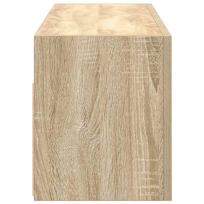 Bad-Wandschrank Sonoma-Eiche 80x25x30 cm Holzwerkstoff