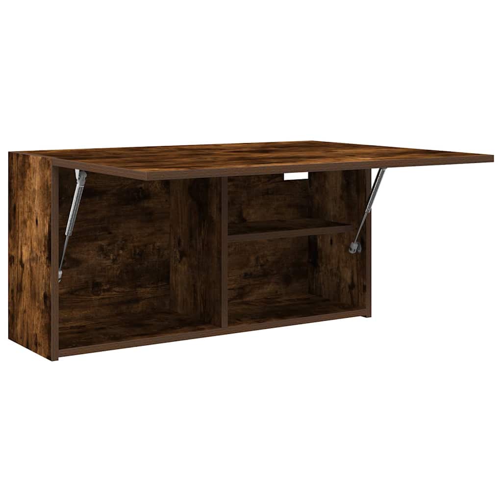 Bad-Wandschrank Räuchereiche 80x25x40 cm Holzwerkstoff