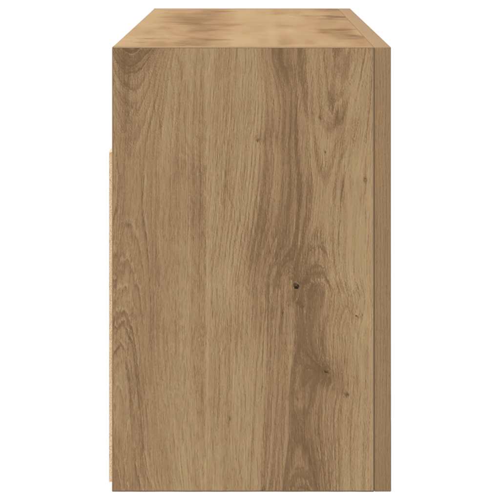 Bad-Wandschrank Artisan-Eiche 80x25x40 cm Holzwerkstoff