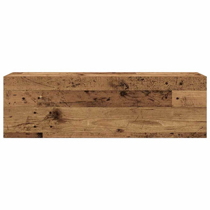 Bad-Wandschrank Altholz-Optik 100x25x30 cm Holzwerkstoff