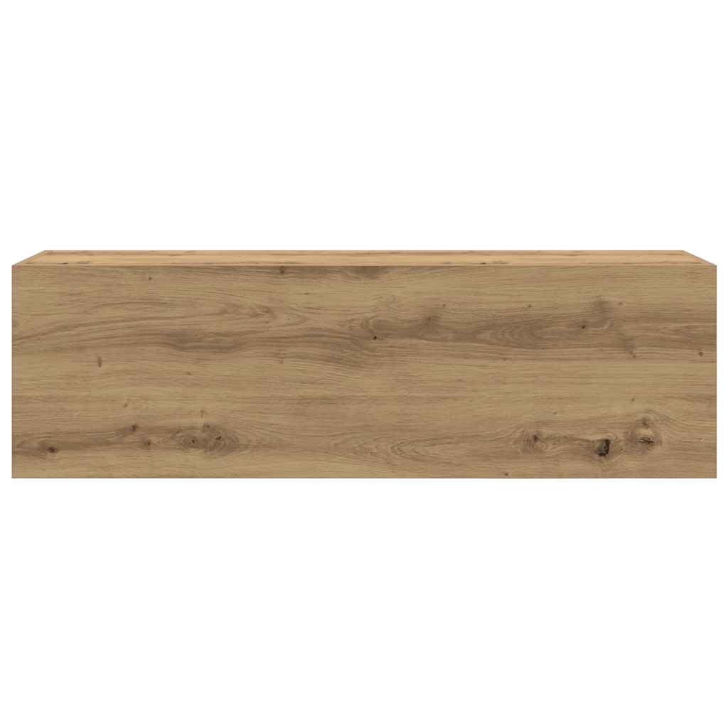 Bad-Wandschrank Artisan-Eiche 100x25x30 cm Holzwerkstoff