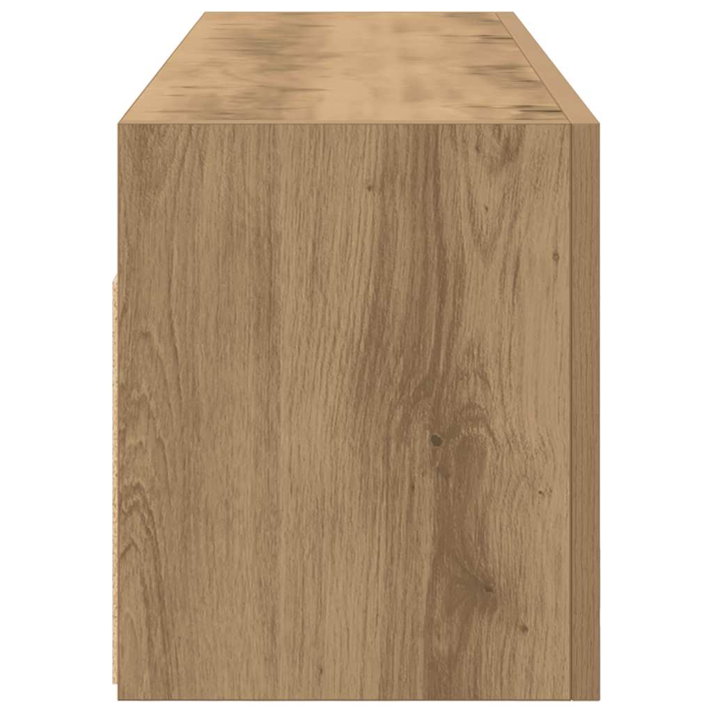 Bad-Wandschrank Artisan-Eiche 100x25x30 cm Holzwerkstoff