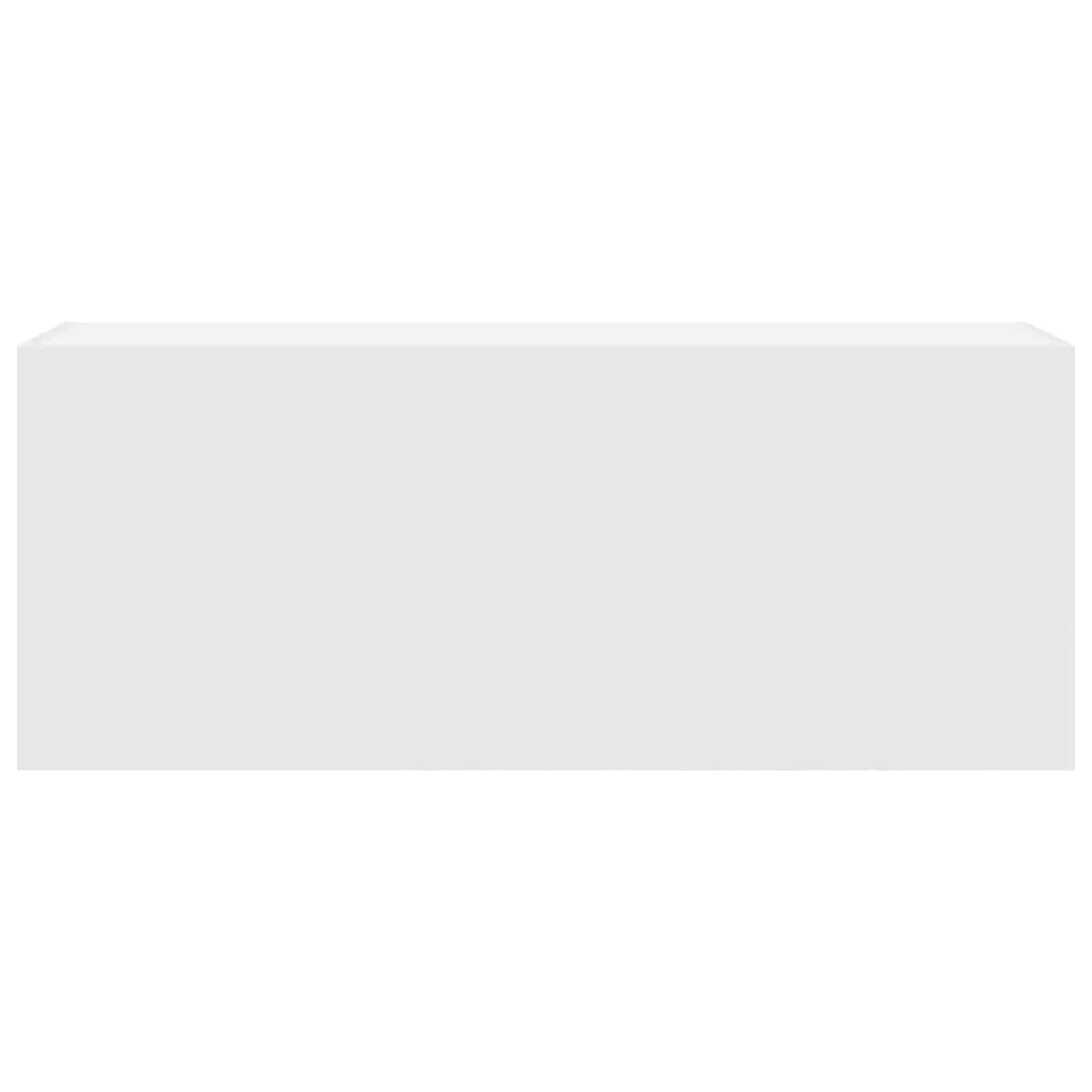 Bad-Wandschrank Weiß 100x25x40 cm Holzwerkstoff