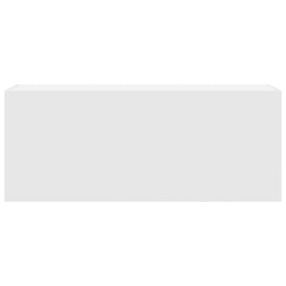 Bad-Wandschrank Weiß 100x25x40 cm Holzwerkstoff