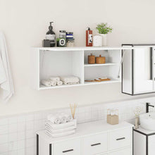 Bad-Wandschrank Weiß 100x25x40 cm Holzwerkstoff