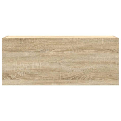 Bad-Wandschrank Sonoma-Eiche 100x25x40 cm Holzwerkstoff