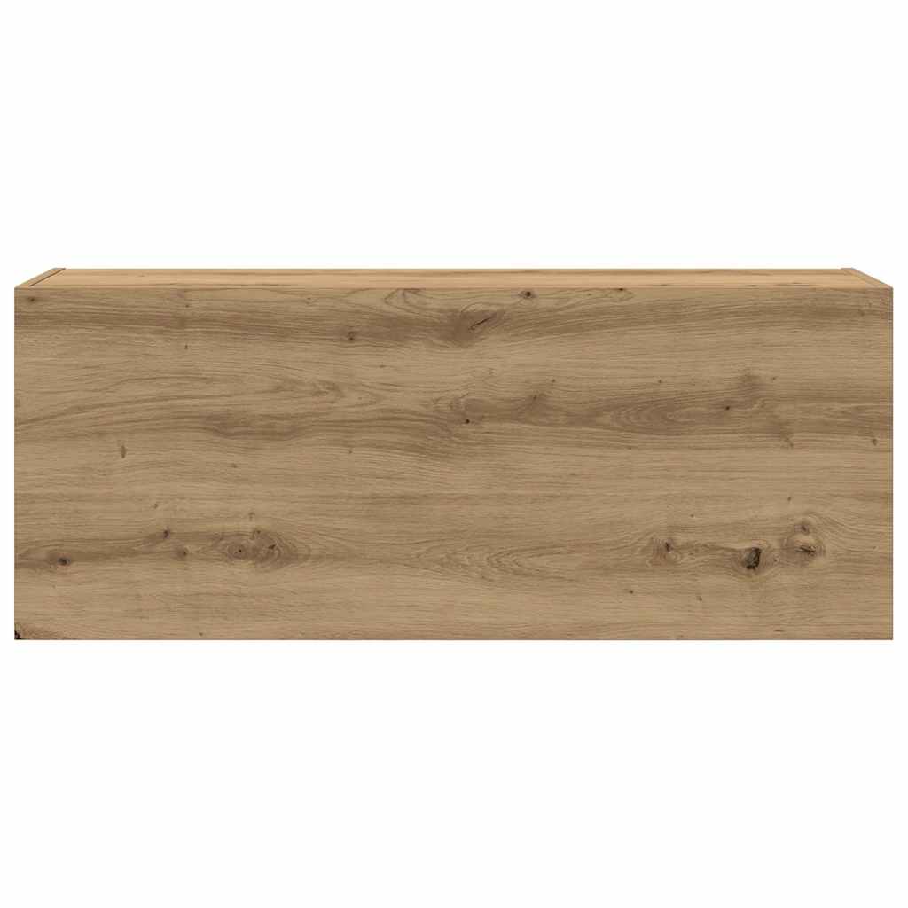 Bad-Wandschrank Artisan-Eiche 100x25x40 cm Holzwerkstoff