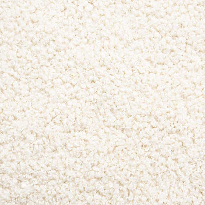 Modulares Sofa Endmodul mit Armlehne Kissen Creme 100 cm