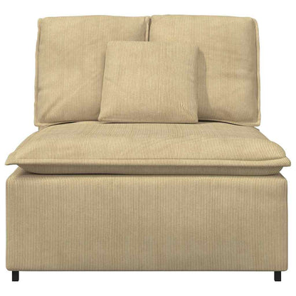 Modulares Sofa Mittelmodul mit Kissen Graugrün 100 cm