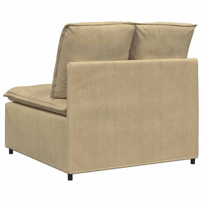 Modulares Sofa Mittelmodul mit Kissen Graugrün 100 cm