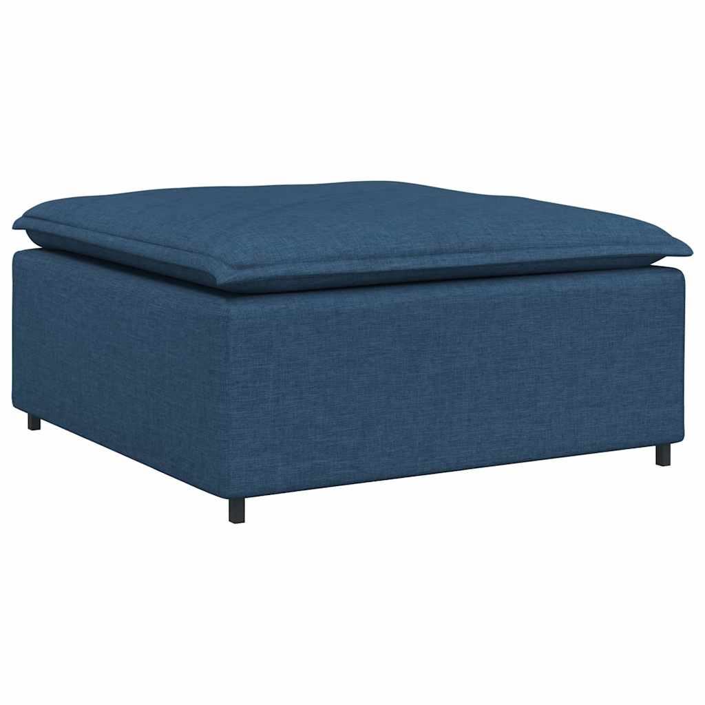Modulares Sofa-Fußhocker-Modul Blau 100 x 100 x 48 cm