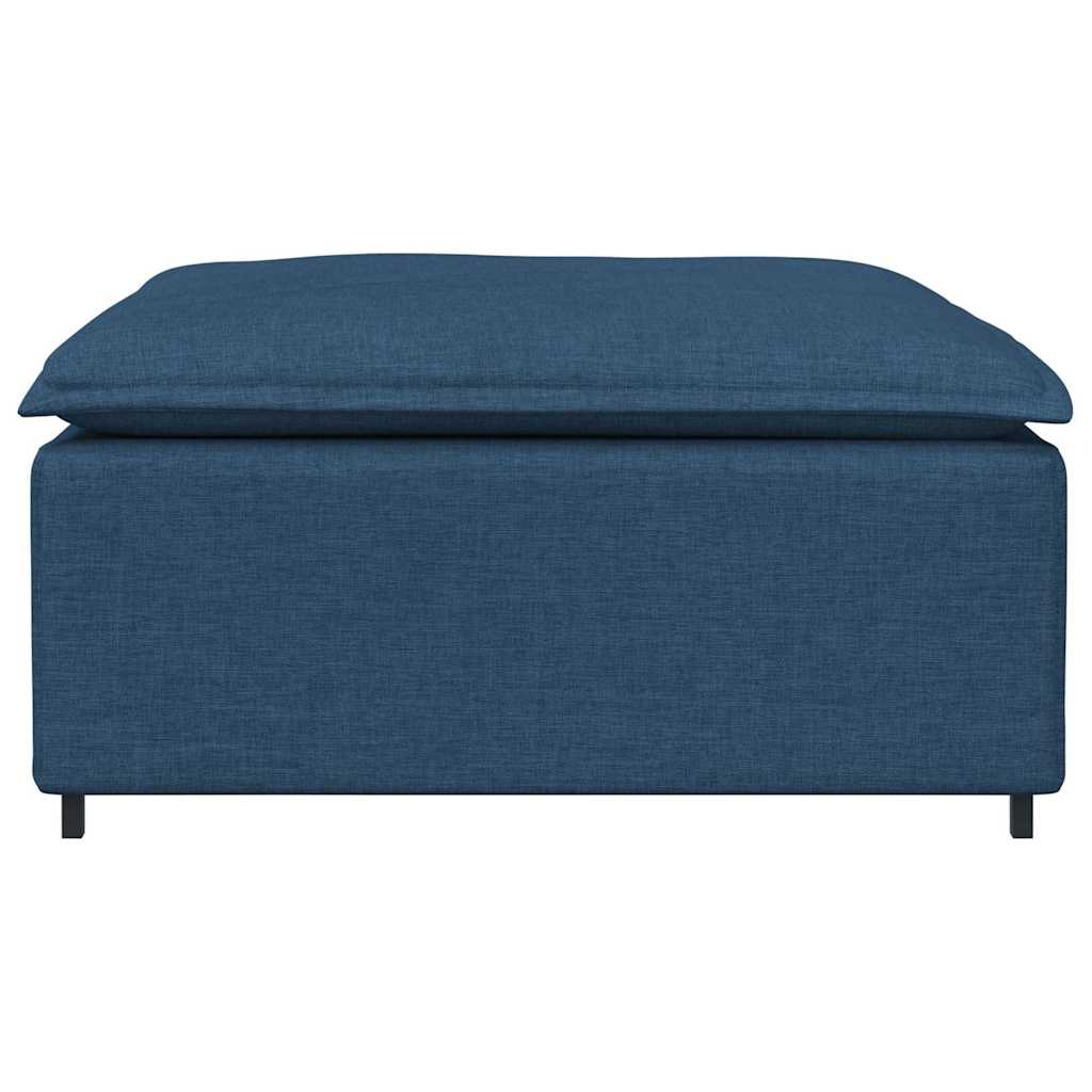 Modulares Sofa-Fußhocker-Modul Blau 100 x 100 x 48 cm