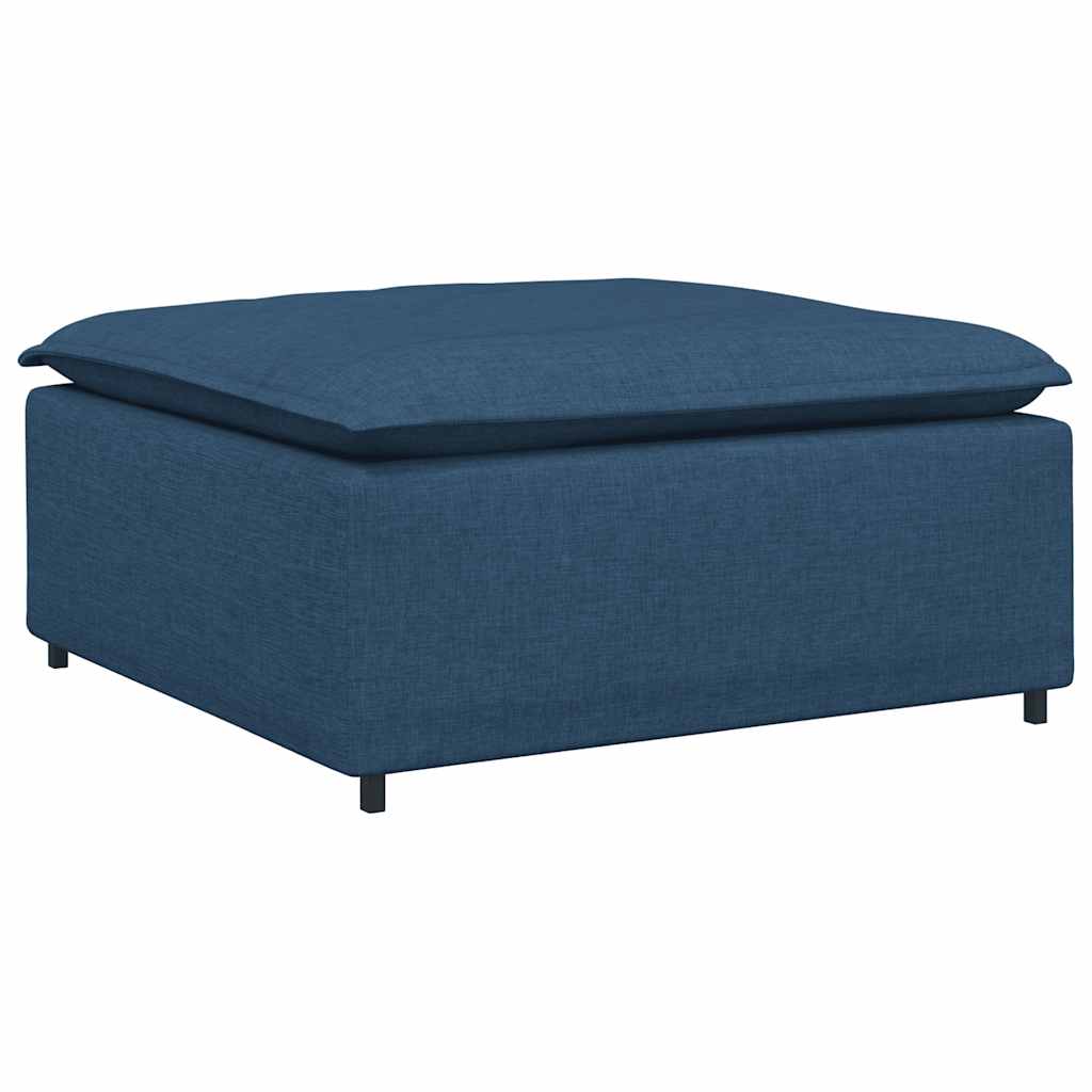 Modulares Sofa-Fußhocker-Modul Blau 100 x 100 x 48 cm