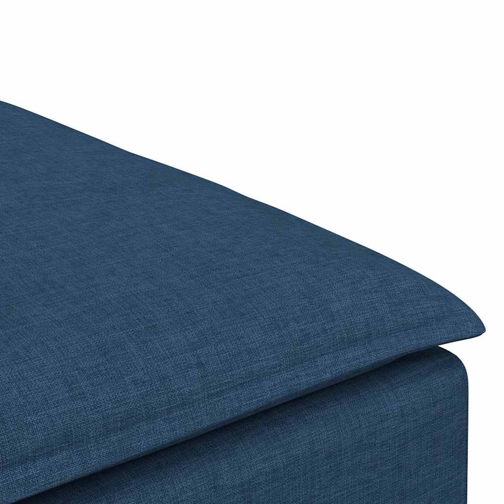 Modulares Sofa-Fußhocker-Modul Blau 100 x 100 x 48 cm