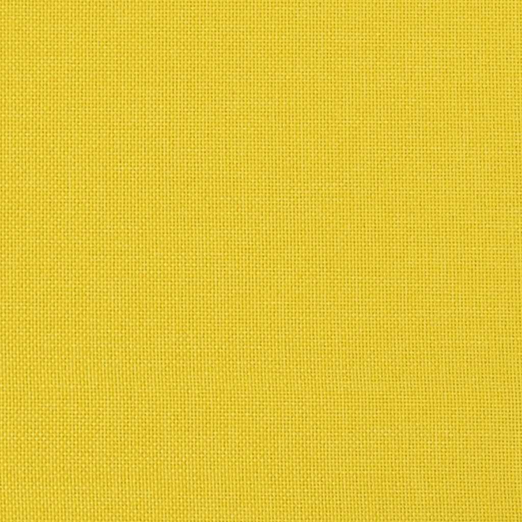 Modulares Sofa-Fußhocker-Modul Hellgelb 100x100x48 cm