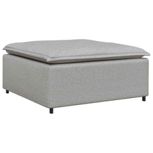 Modulares Sofa-Fußhocker-Modul Wolkengrau 100 x 100 x 48 cm