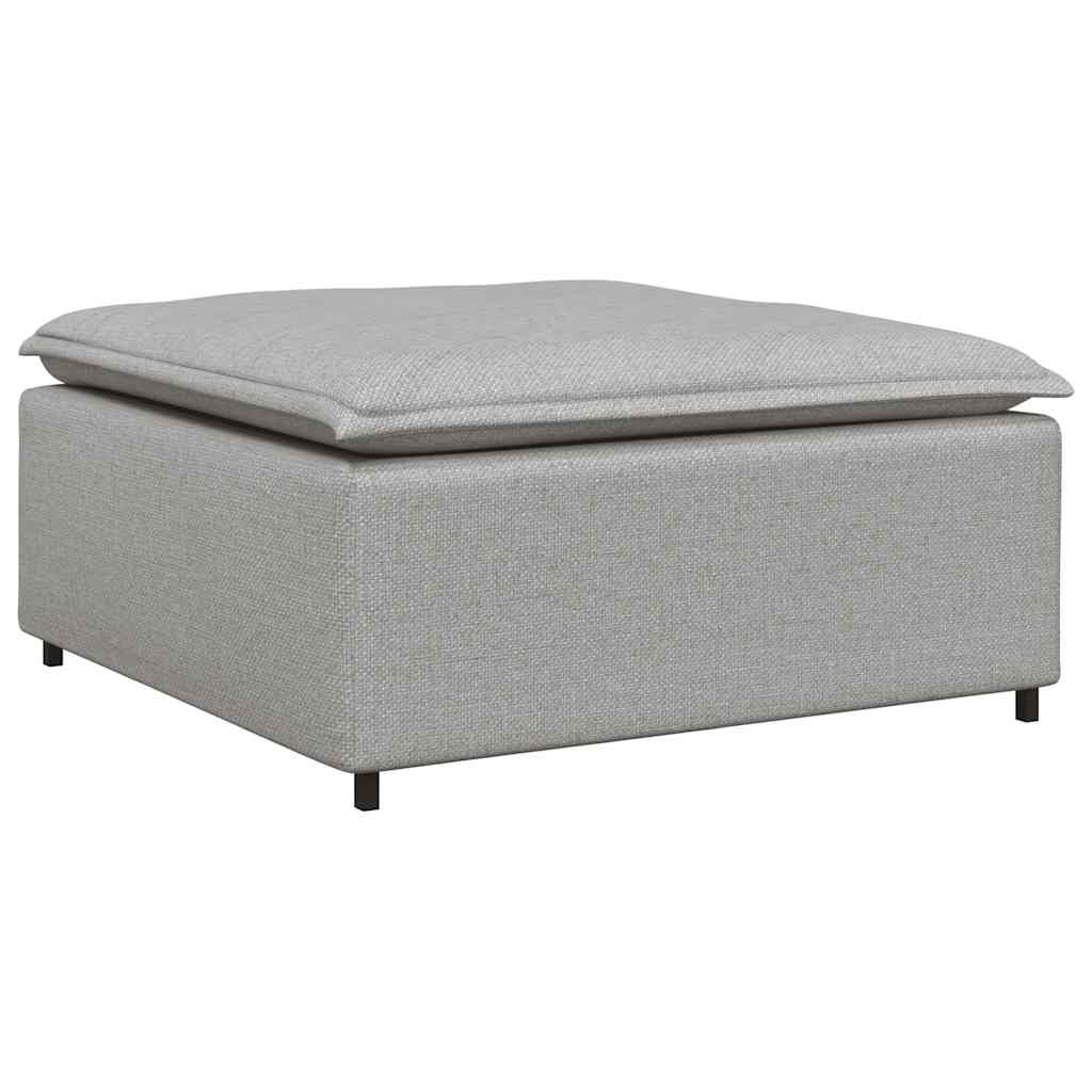 Modulares Sofa-Fußhocker-Modul Wolkengrau 100 x 100 x 48 cm