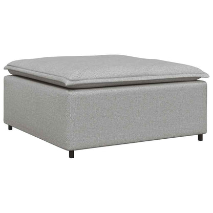 Modulares Sofa-Fußhocker-Modul Wolkengrau 100 x 100 x 48 cm