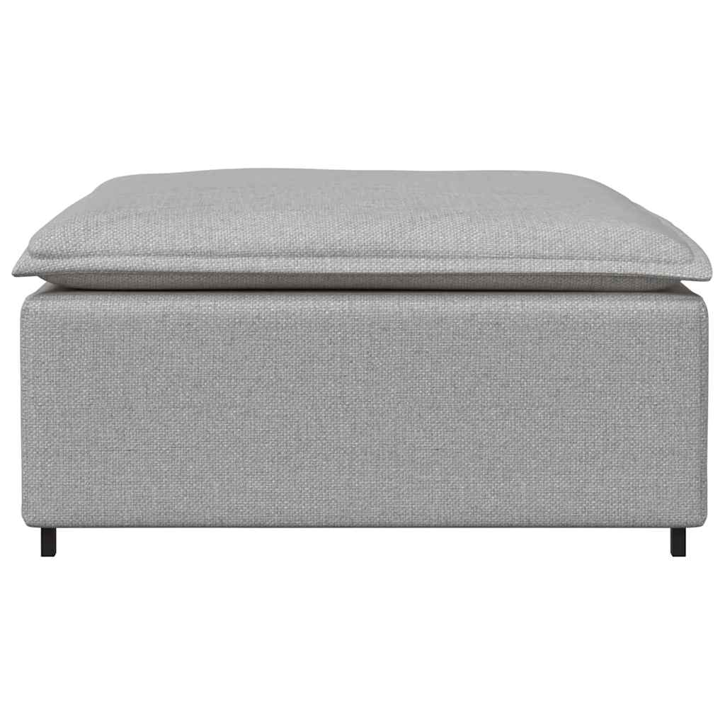 Modulares Sofa-Fußhocker-Modul Wolkengrau 100 x 100 x 48 cm