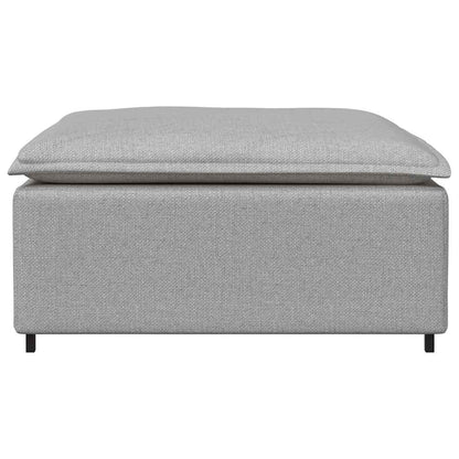 Modulares Sofa-Fußhocker-Modul Wolkengrau 100 x 100 x 48 cm